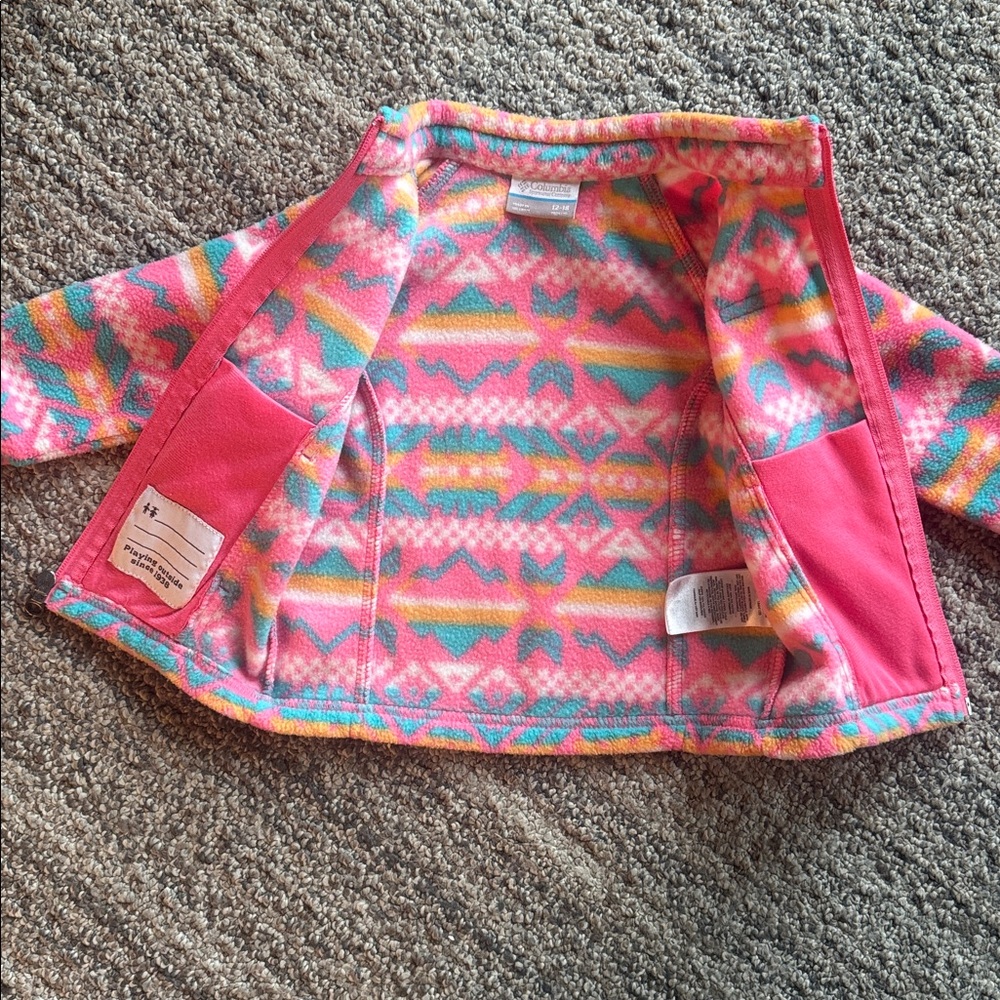 Columbia - Toddler Printed Fleece Jacket - Picture 2 of 4